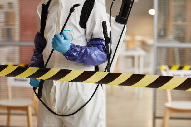 Professional Biohazard Cleanup technician working in Moultonborough, NH